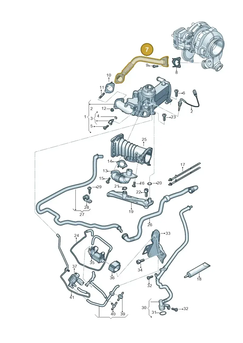 059131525FK — Volkswagen Touareg (2017-2023) diagram 439131000, position 7