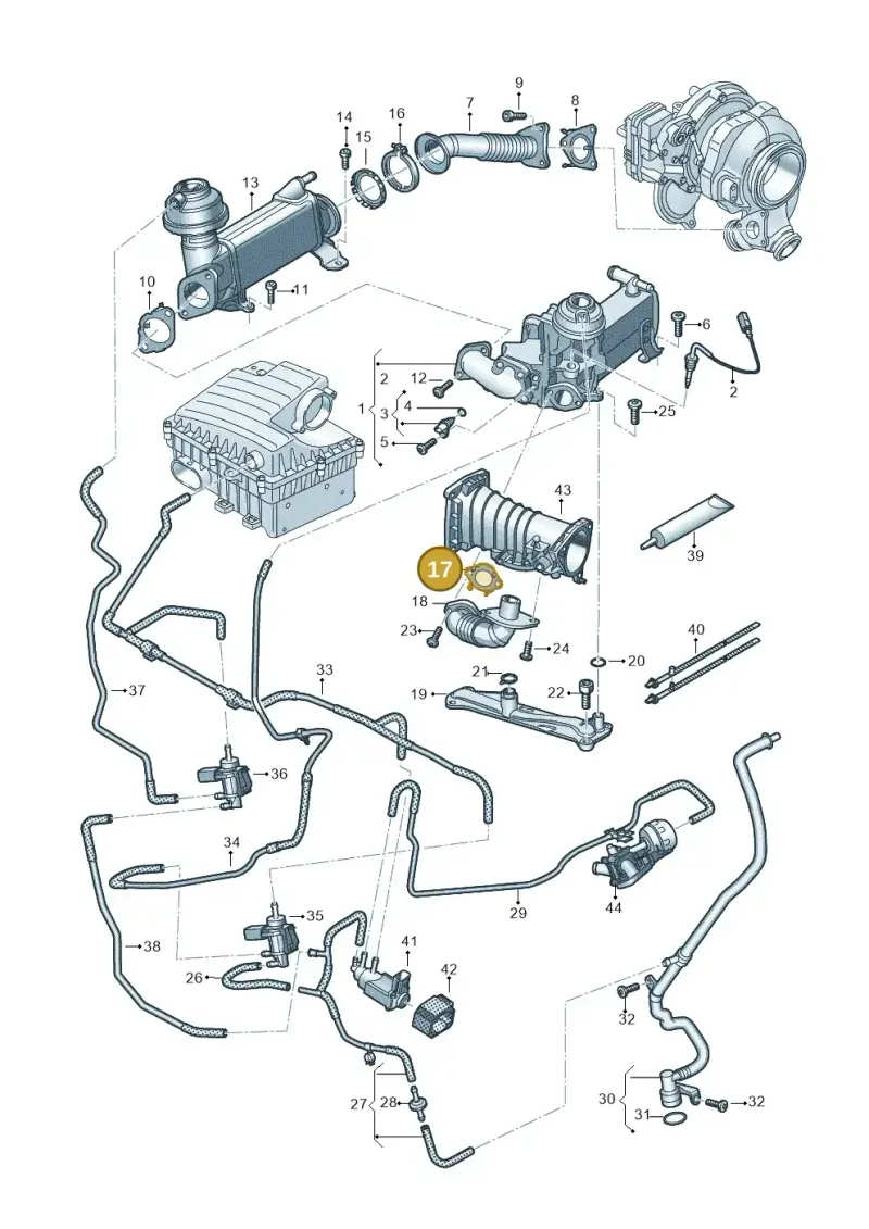 059131599R — Volkswagen Amarok twin cab (2022-) diagram 894131750, position 17