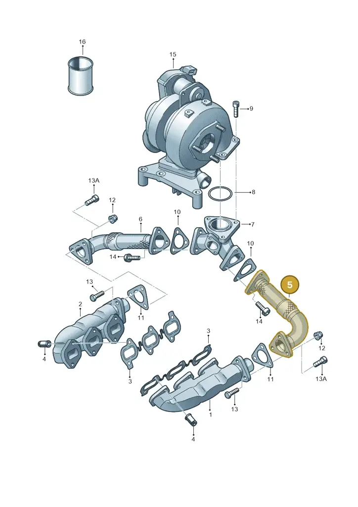 059131789S — Volkswagen Phaeton 4motion (2010-2016) diagram 291253200, position 5