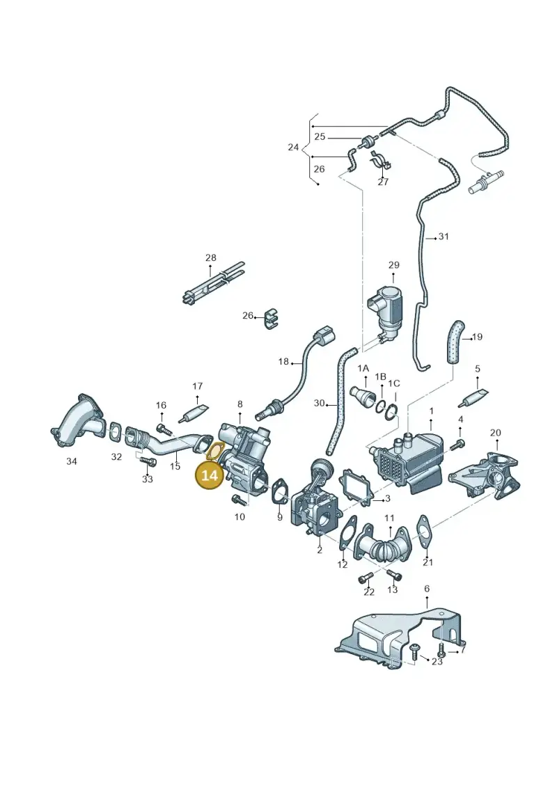 059131797G — Volkswagen Phaeton 4motion (2010-2016) diagram 631131550, position 14