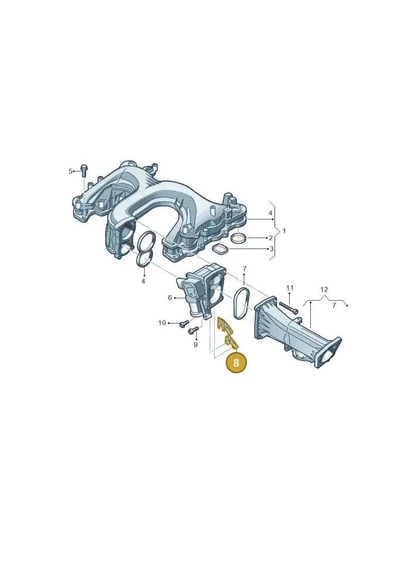 059145160Q — Volkswagen Touareg BlueMotion (2014-2018) diagram 693129800, position 8