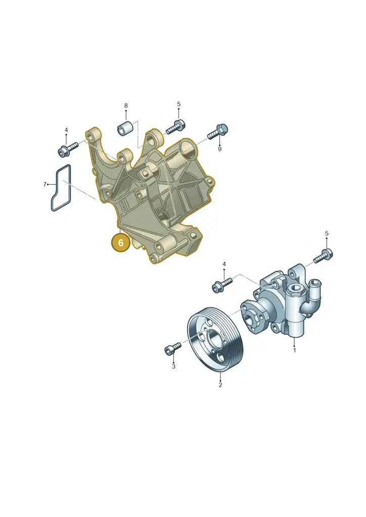 059145167AE — Volkswagen Phaeton 4motion (2010-2016) diagram 710145100, position 6