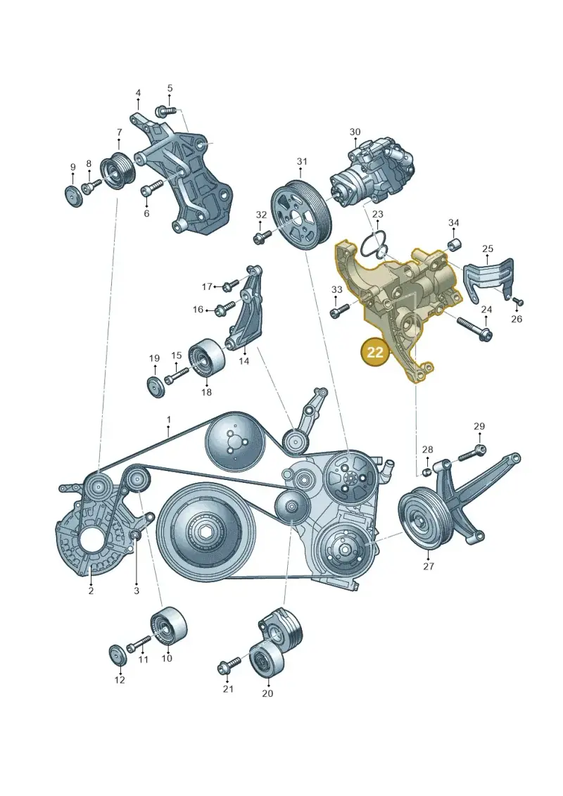 059145169CJ — Volkswagen Amarok twin cab (2022-) diagram 894903800, position 22