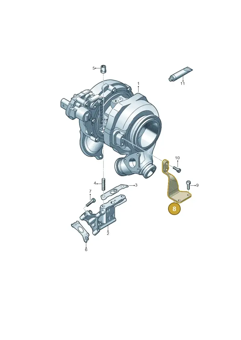 059145196H — Volkswagen Touareg (2017-2023) diagram 439145040, position 8