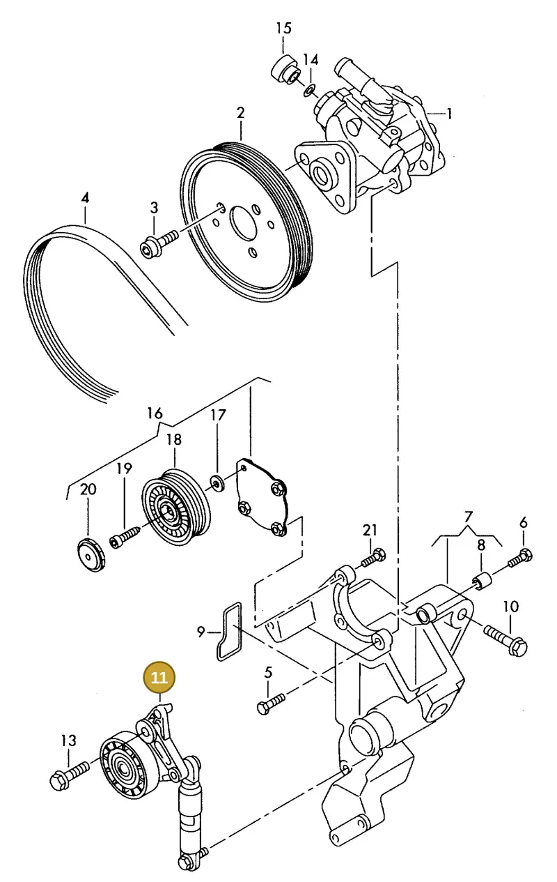 059145201H — Volkswagen MARINE-MOTOR           02> (2002-) diagram 277145800, position 11