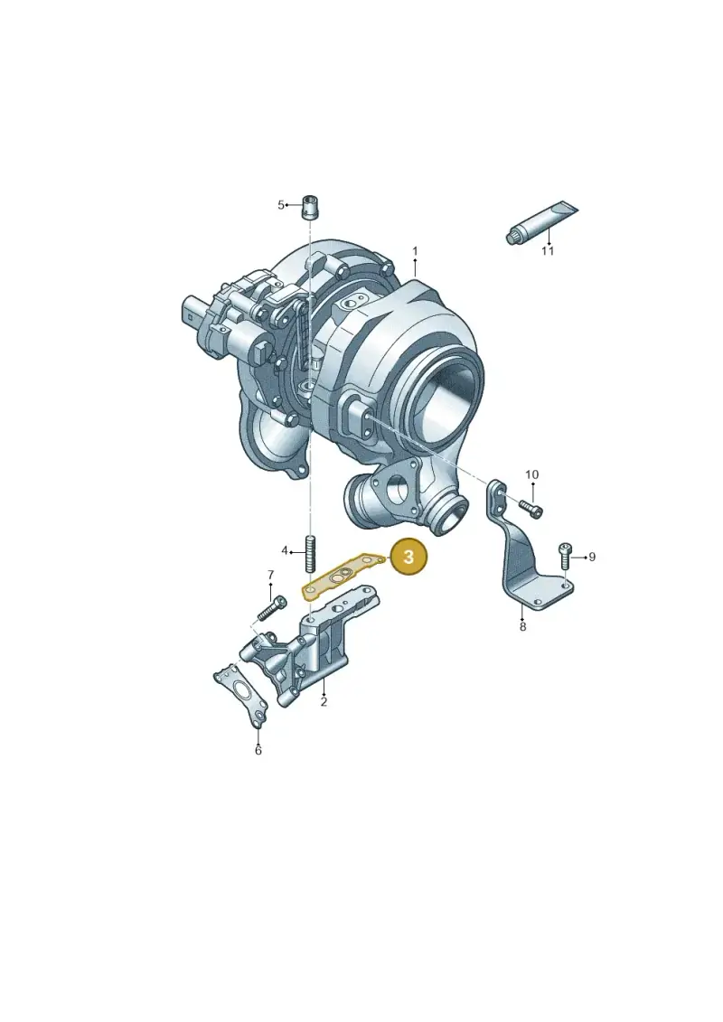 059145757AC — Volkswagen Touareg (2017-2023) diagram 439145040, position 3
