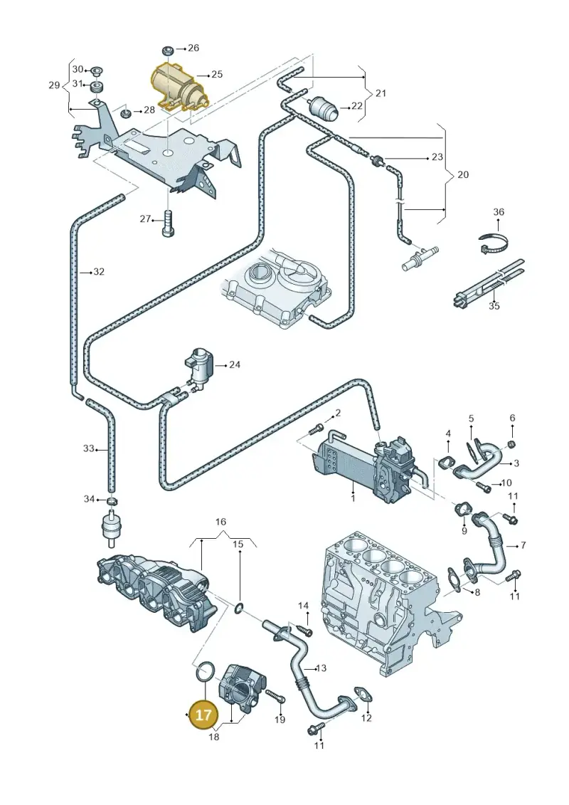 059145865 — Volkswagen Transp. caravelle (2011-2015) diagram 680131500, position 17