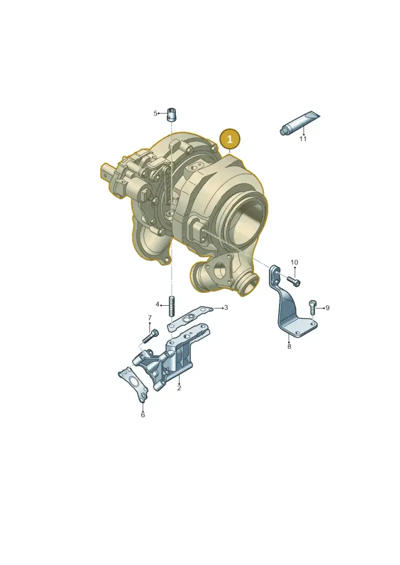059145873FE — Volkswagen Touareg (2017-2023) diagram 439145040, position 1