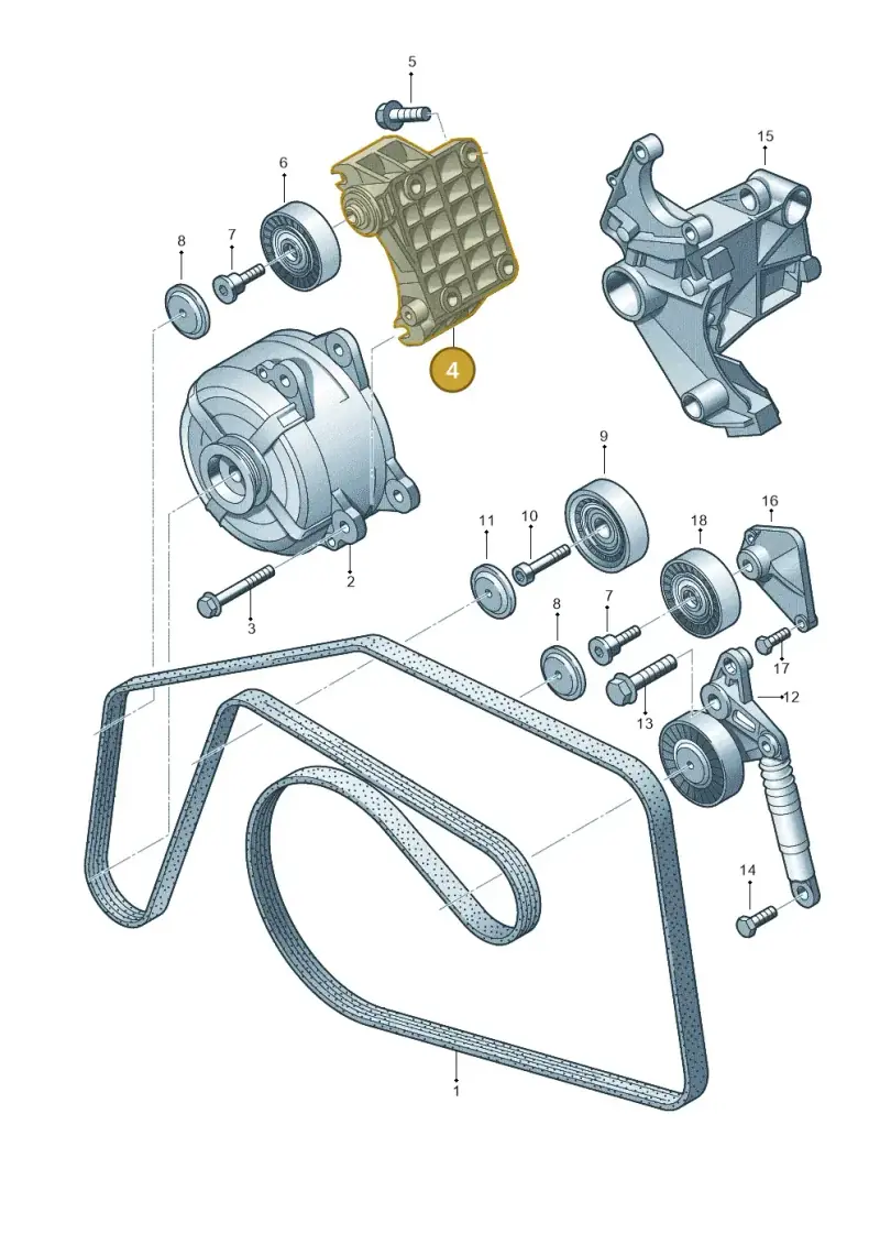 059903143K — Volkswagen Phaeton 4motion (2010-2016) diagram 291903600, position 4