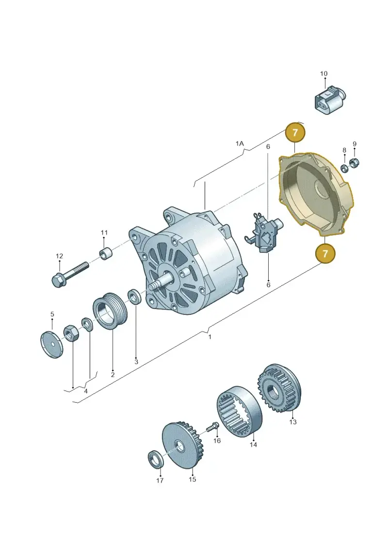 059903193C — Volkswagen Touareg                08> (2007-) diagram 616903010, position 7