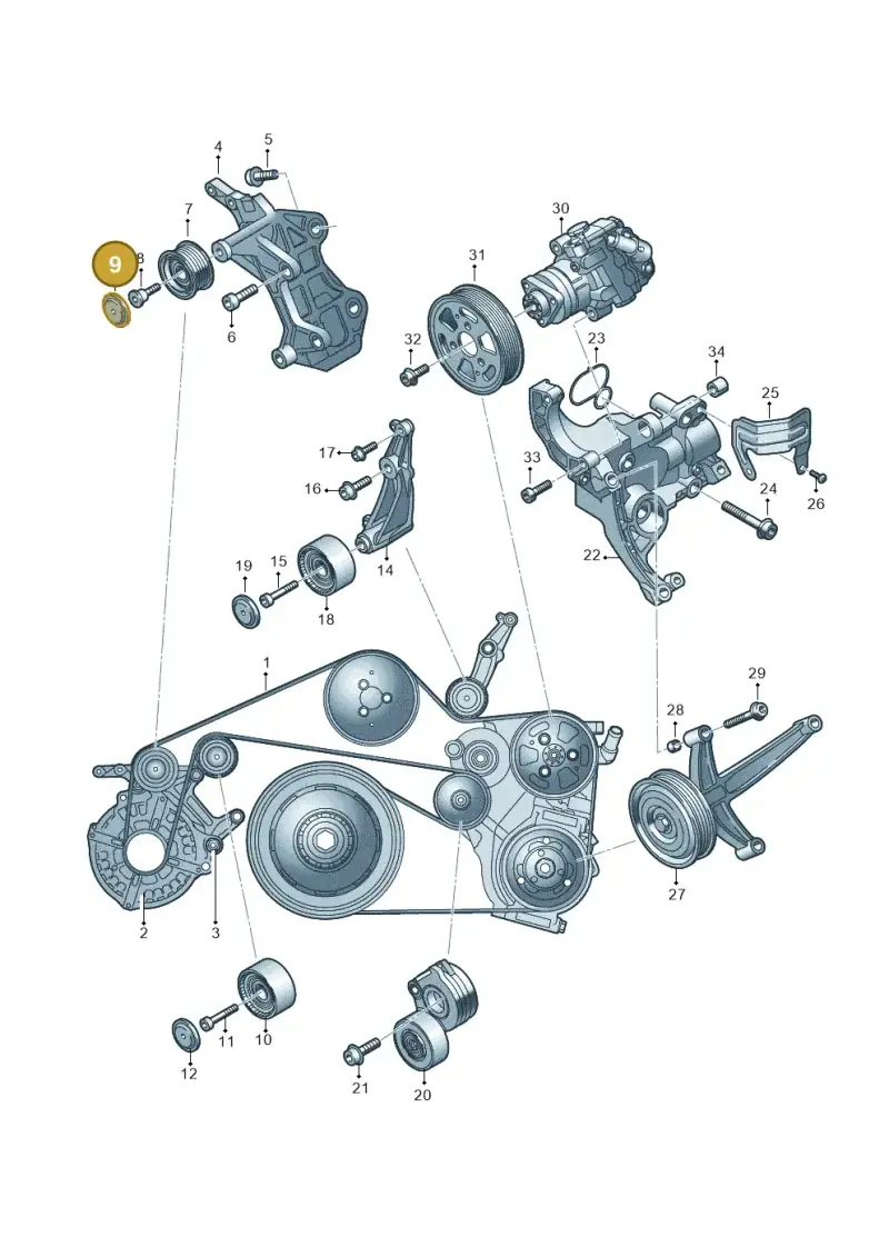 059903310B — Volkswagen Amarok twin cab (2022-) diagram 894903800, position 9