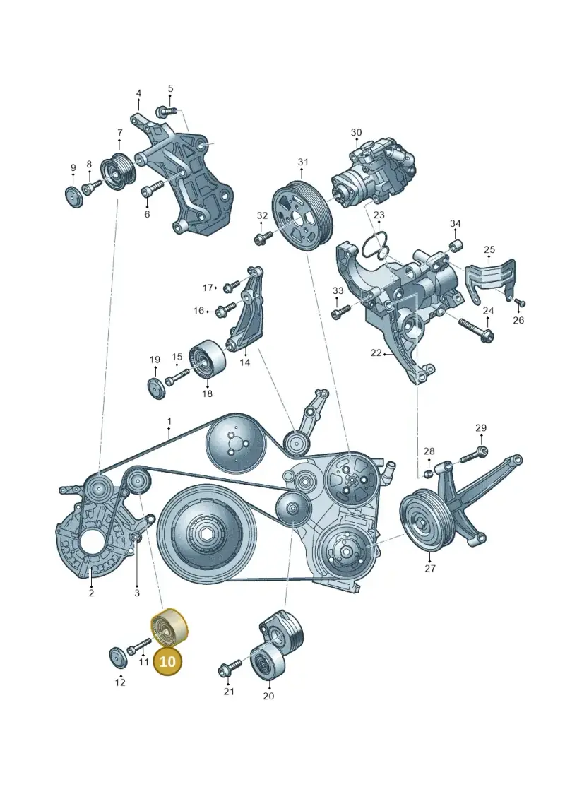 059903341AG — Volkswagen Amarok twin cab (2022-) diagram 894903800, position 10