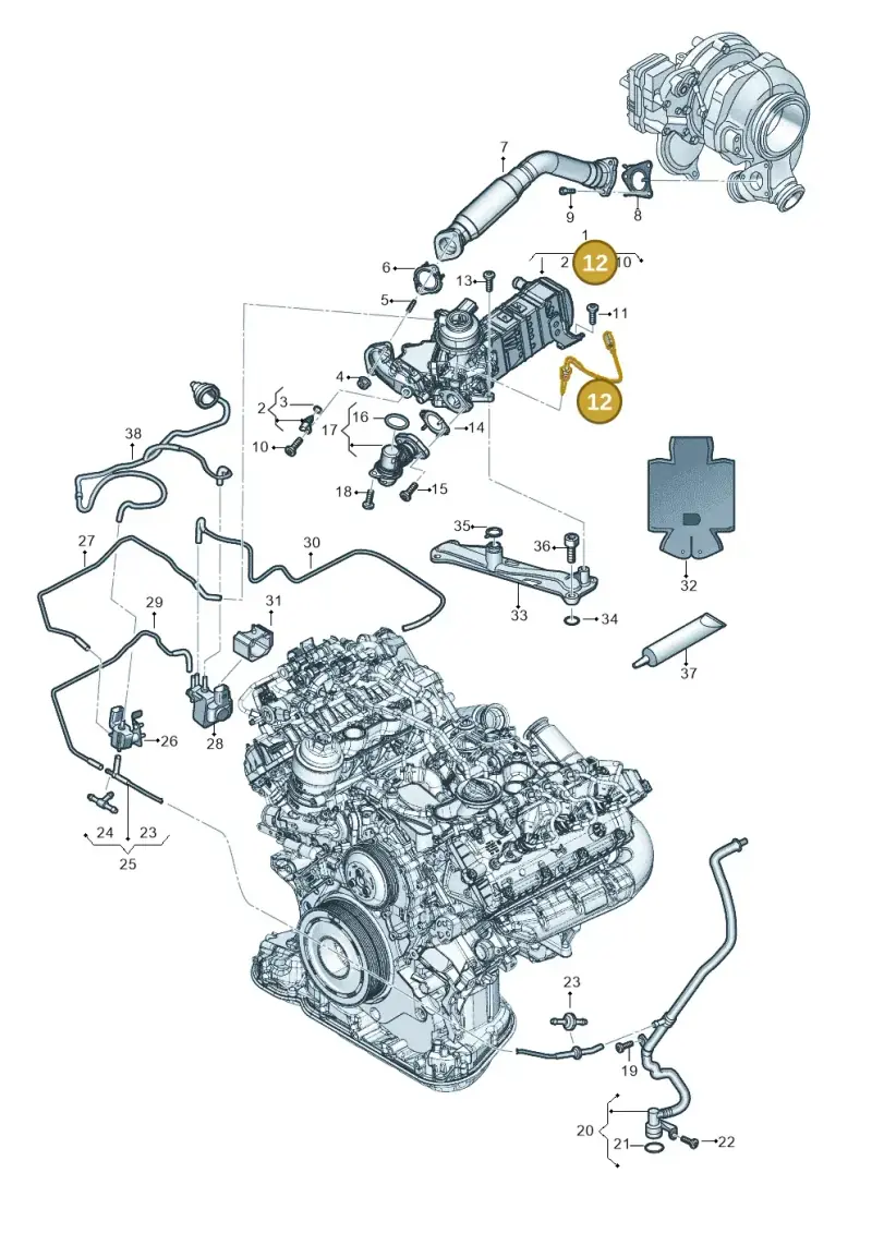 059906088DK — Volkswagen Touareg (2017-2023) diagram 439131120, position 12