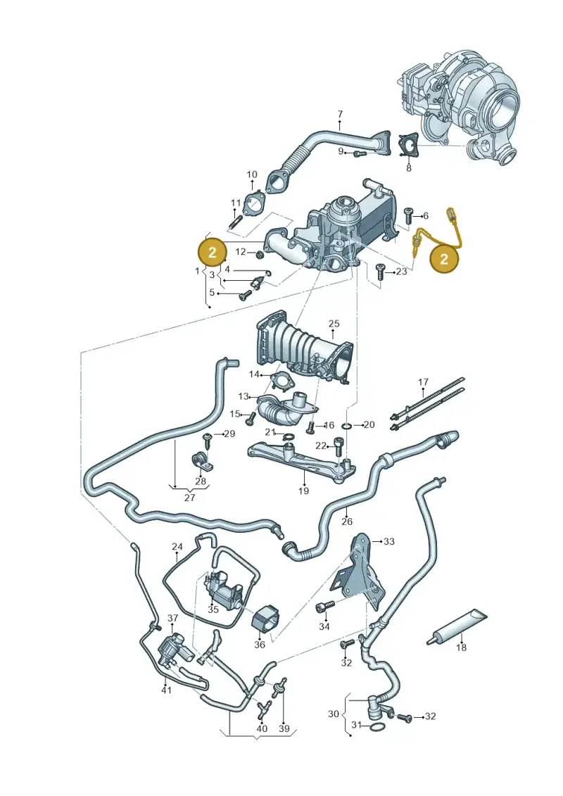 059906088DP — Volkswagen Touareg (2017-2023) diagram 439131000, position 2