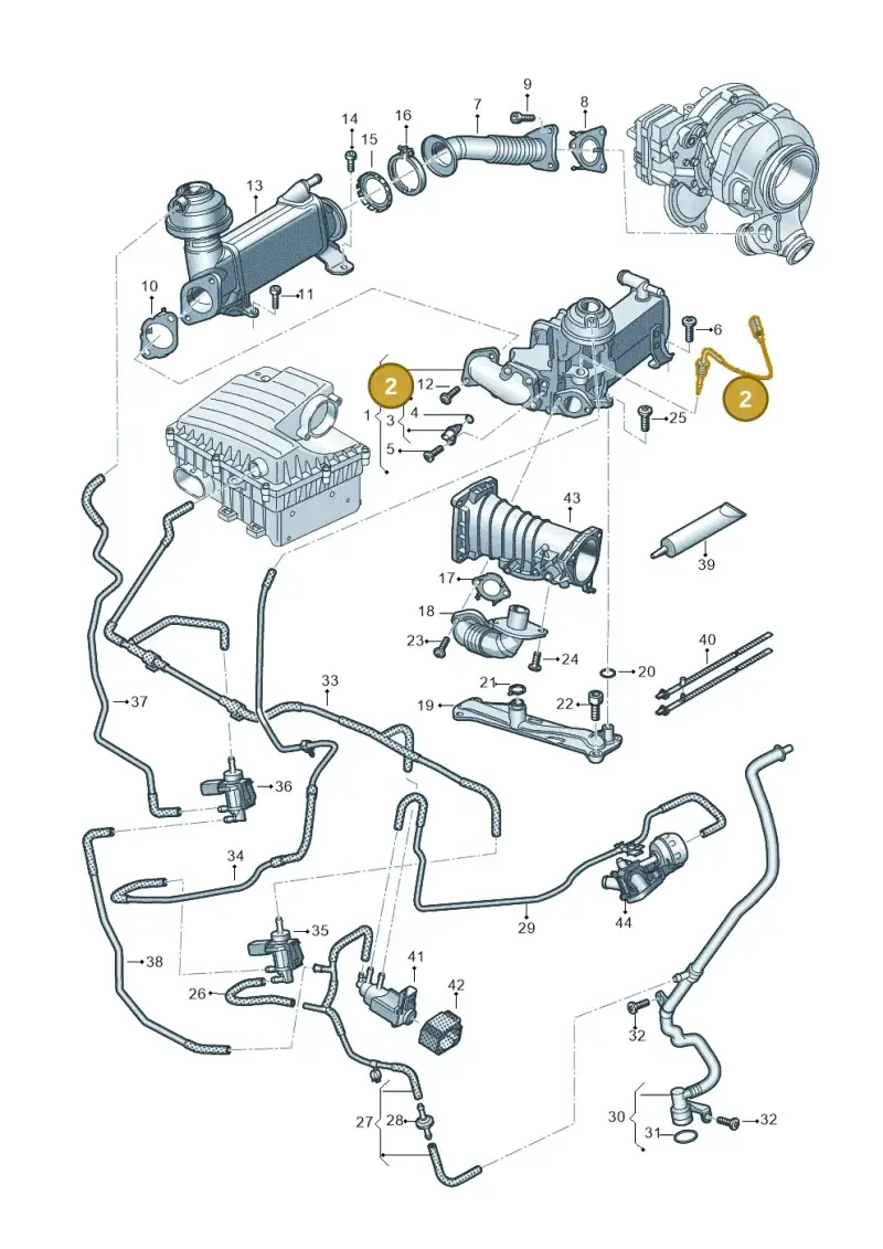 059906088DP — Volkswagen Amarok twin cab (2022-) diagram 894131750, position 2