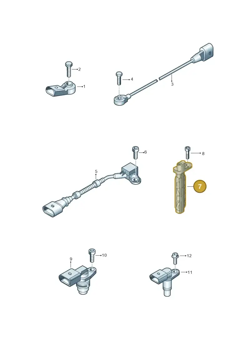 059906433C — Volkswagen Touareg BlueMotion (2014-2018) diagram 787906000, position 7