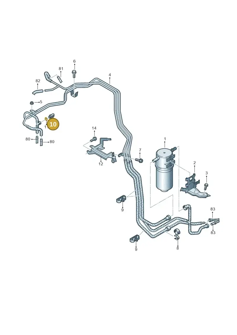 059919523F — Volkswagen Amarok twin cab (2022-) diagram 683127400, position 10