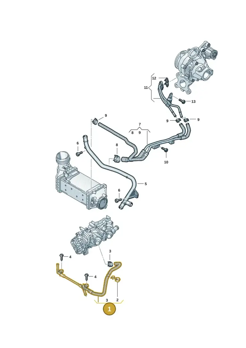 05C121064C — Volkswagen Taigo (2021-2025) diagram 2f0121216, position 1