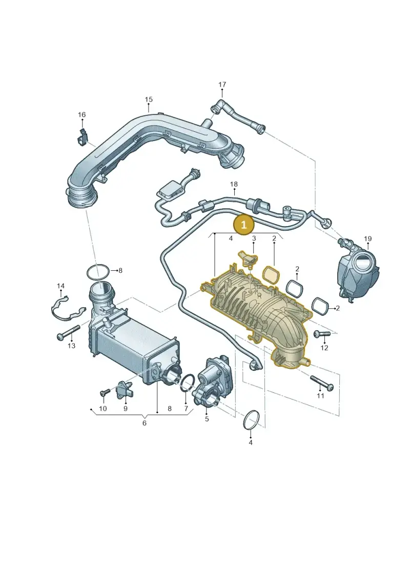 05C129709L — Volkswagen Taigo (2021-2024) diagram 596133505, position 1