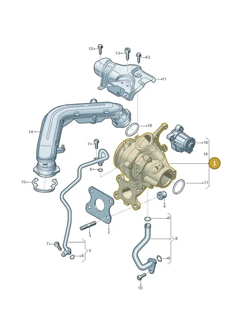 05C145704A — Volkswagen Taigo (2021-2024) diagram 5h0145150, position 1