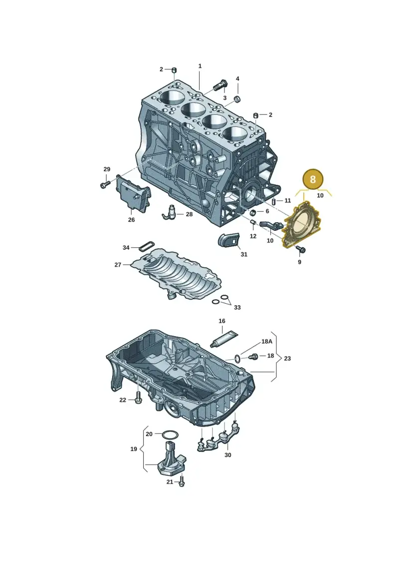 05E103170 — Volkswagen Caddy Maxi Kombi (2020-2024) diagram 827103018, position 8