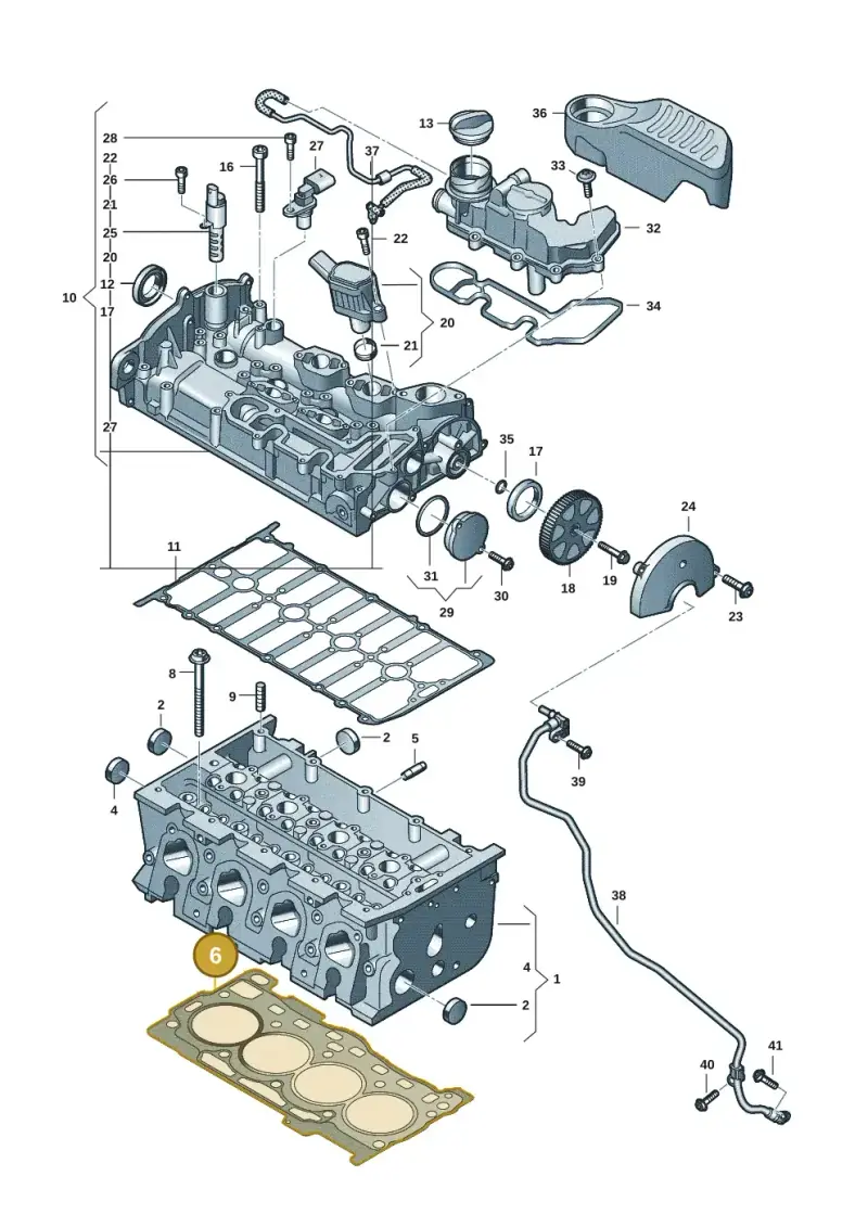 05E103383 — Volkswagen Passat estate (2023-) diagram 3j0103340, position 6