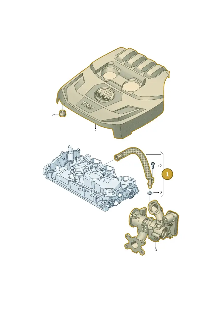 05E103474A — Volkswagen Multivan (2021-) diagram 827103790, position 1