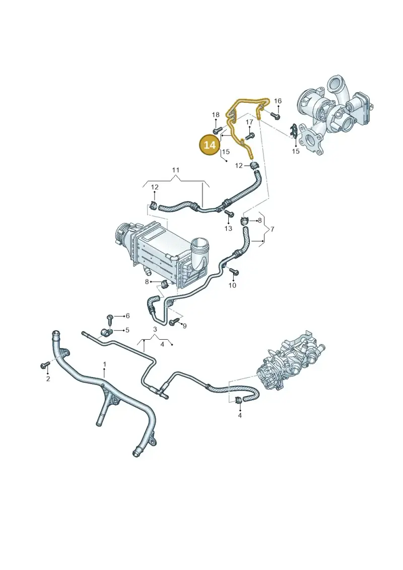 05E121497A — Skoda Kodiaq (2024-2024) diagram 2f0121315, position 14