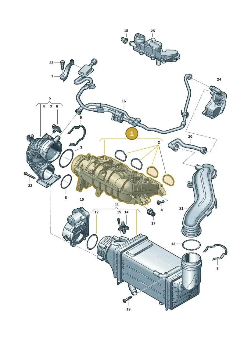 05E129709S — Volkswagen Multivan (2021-) diagram 7t0133060, position 1