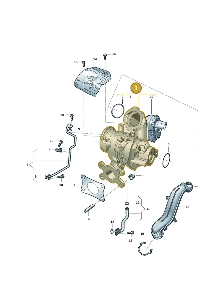 05E145702A — Volkswagen Multivan (2021-) diagram 7t0145310, position 1