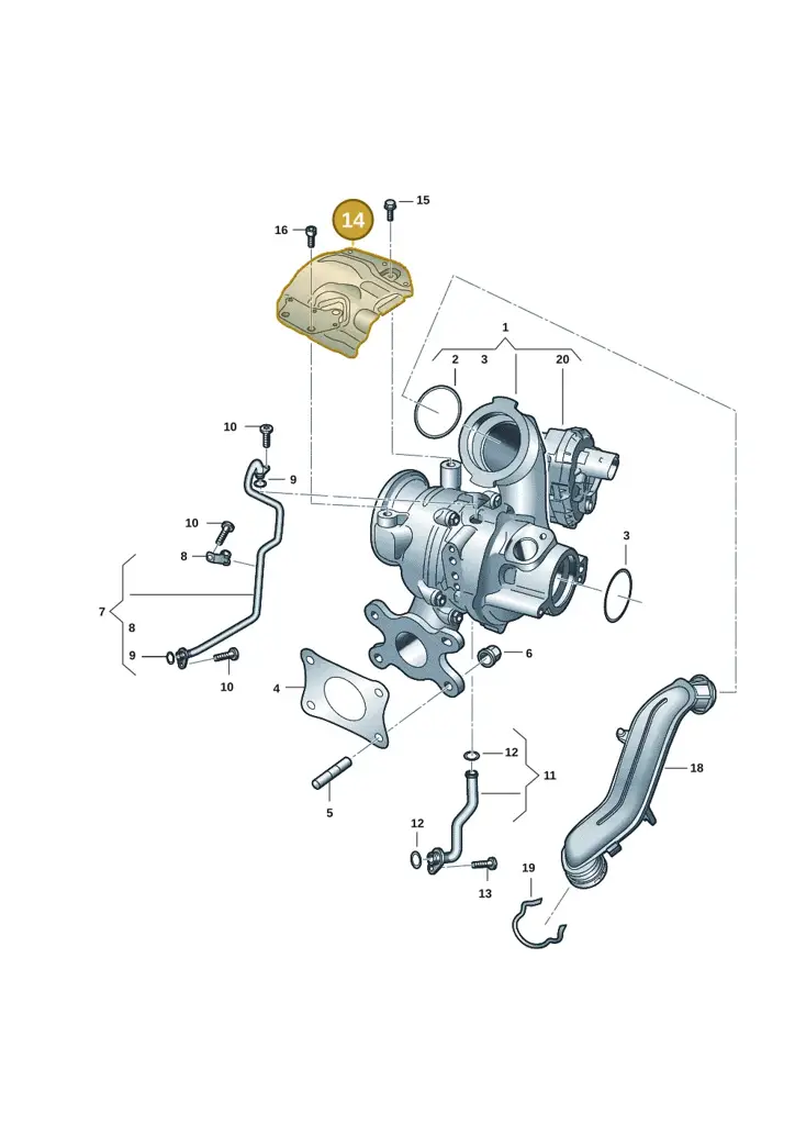 05E253041F — Volkswagen Multivan (2021-) diagram 7t0145310, position 14