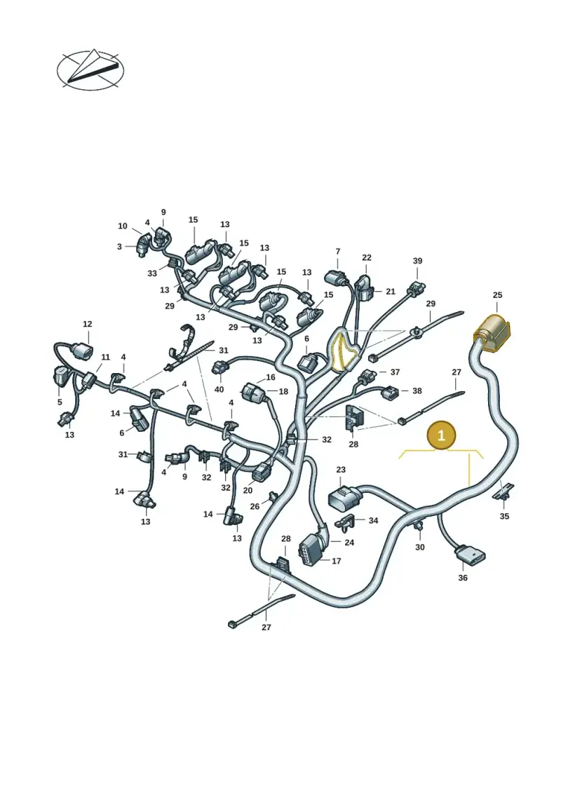 05E971627A — Volkswagen Multivan (2021-) diagram 7t0971200, position 1
