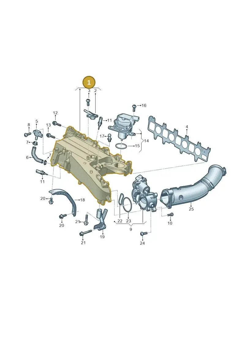05L129711M — Volkswagen Multivan (2021-) diagram 793129090, position 1
