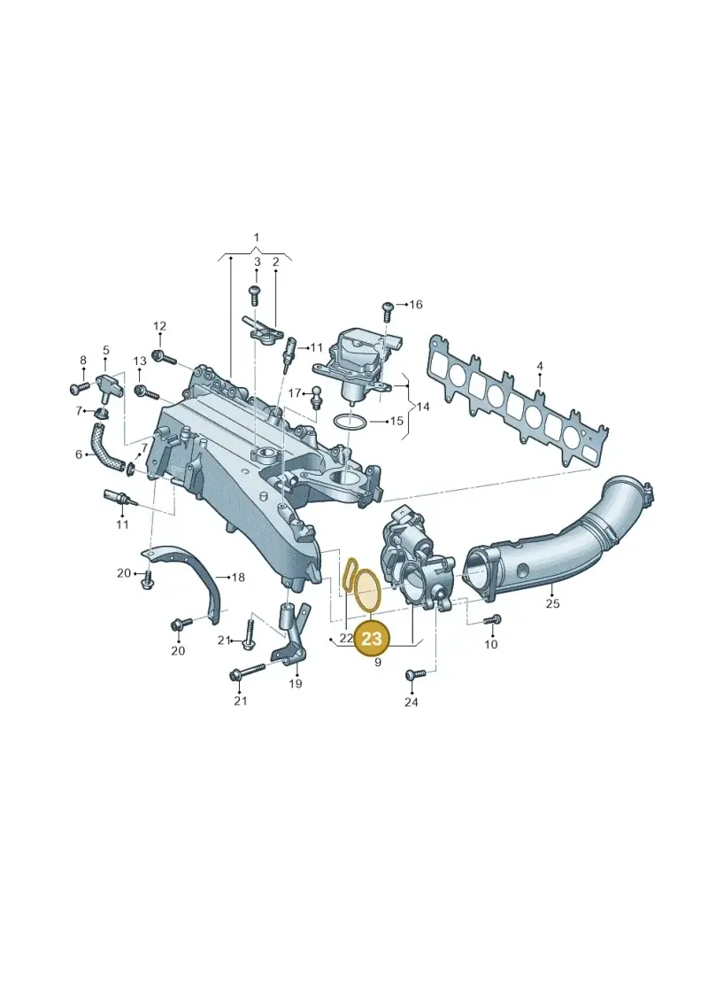 05L131547R — Volkswagen Passat estate (2023-) diagram 793129090, position 23