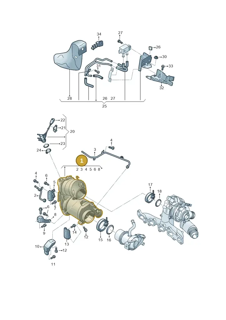 05L131606BX — Skoda Kodiaq (2024-2024) diagram 3j0253162, position 1