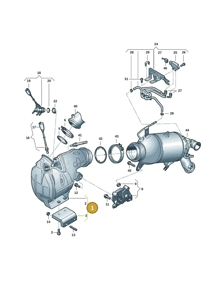 05L131695FX — Audi A5 Limousine (2024-2025) diagram 8wk253230, position 1