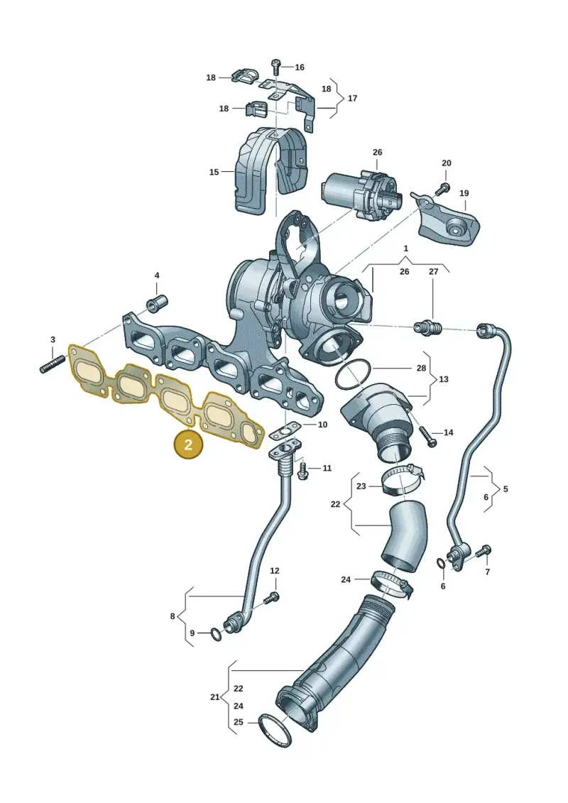 05L253039E — Volkswagen Passat estate (2023-) diagram 5h0145500, position 2