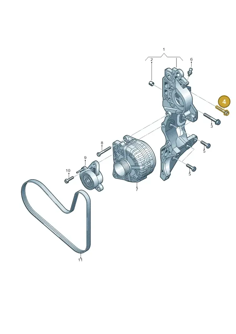 05L903263 — Volkswagen Passat estate (2023-) diagram 745903450, position 4
