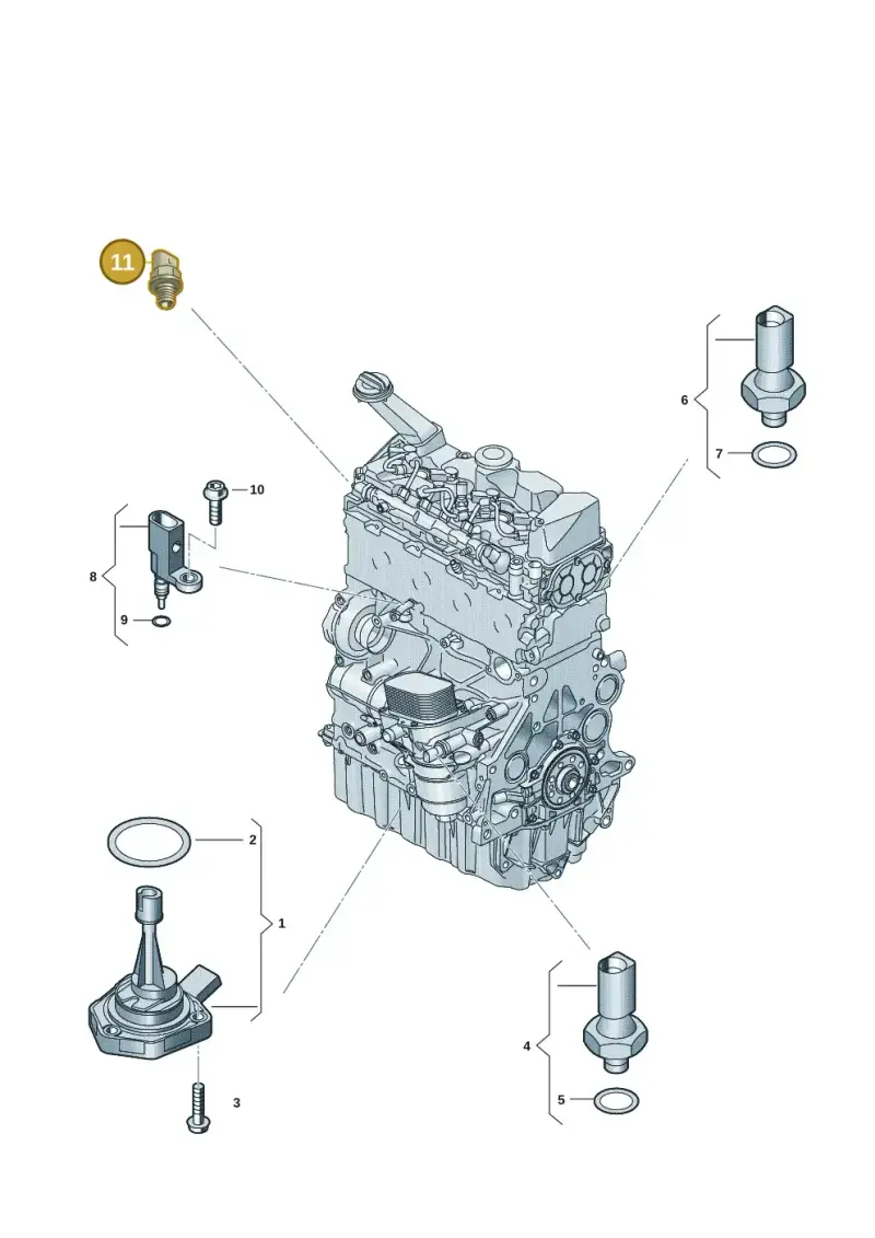 05L906054A — Volkswagen Single-cab transp. (2019-2024) diagram 907660003, position 11