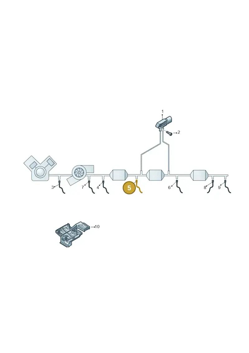 05L906088F — Volkswagen Passat saloon (2014-2024) diagram 793906015, position 5