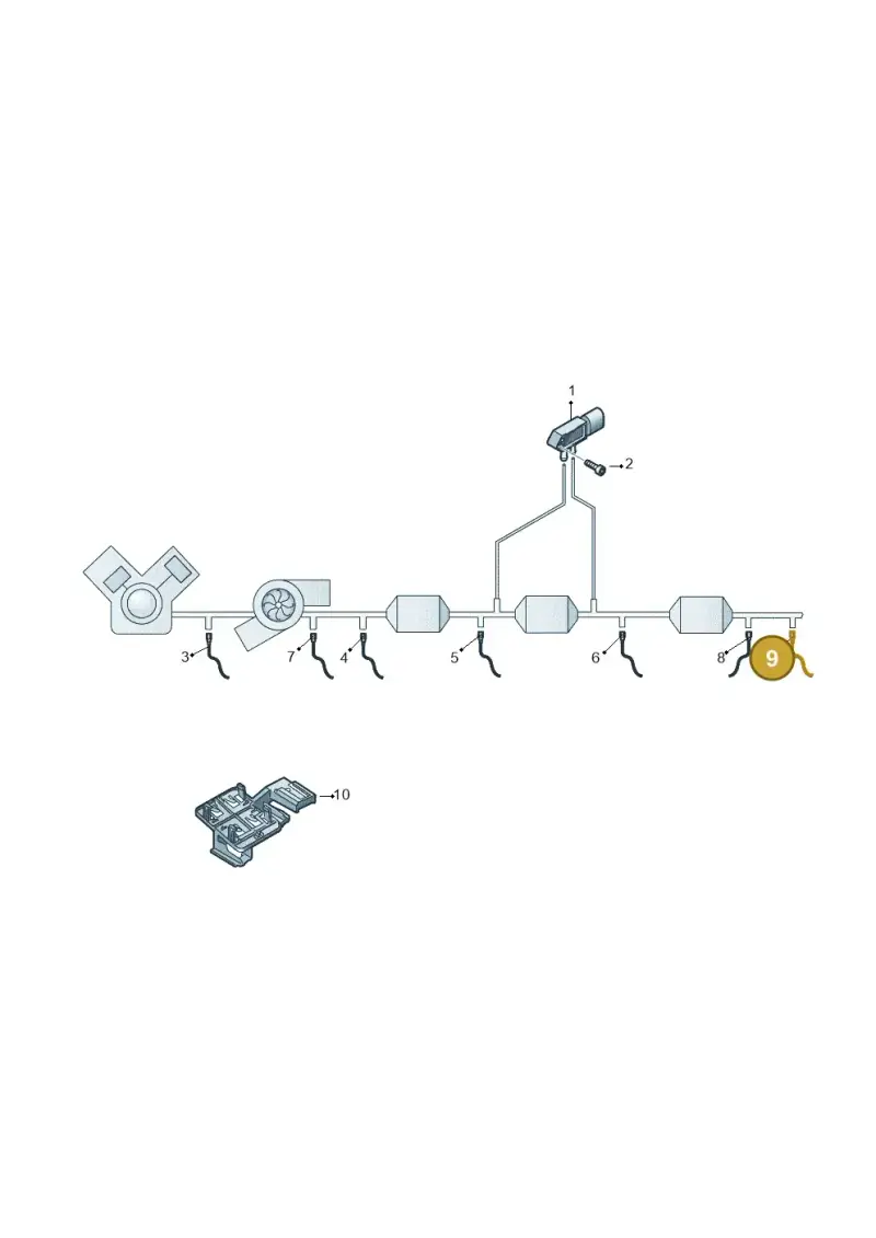 05L906261E — Volkswagen Passat saloon (2014-2024) diagram 793906015, position 9