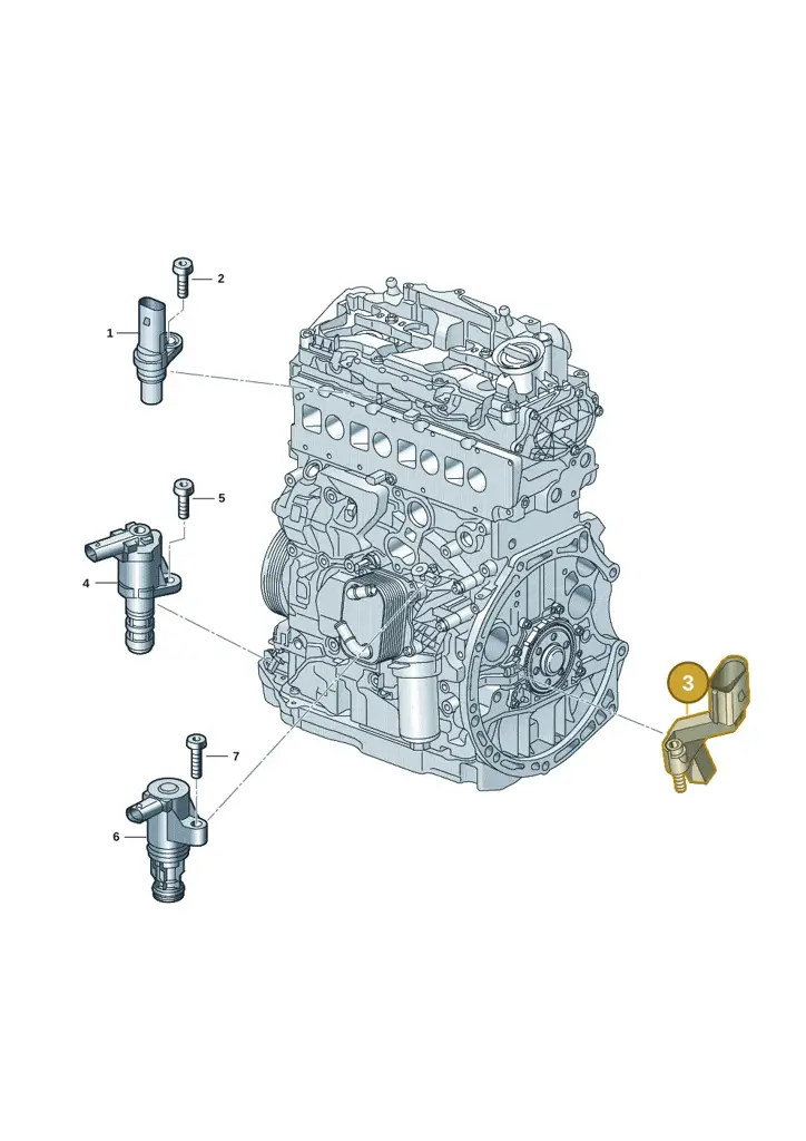 05L906433A — Volkswagen Passat estate (2023-) diagram 907601008, position 3