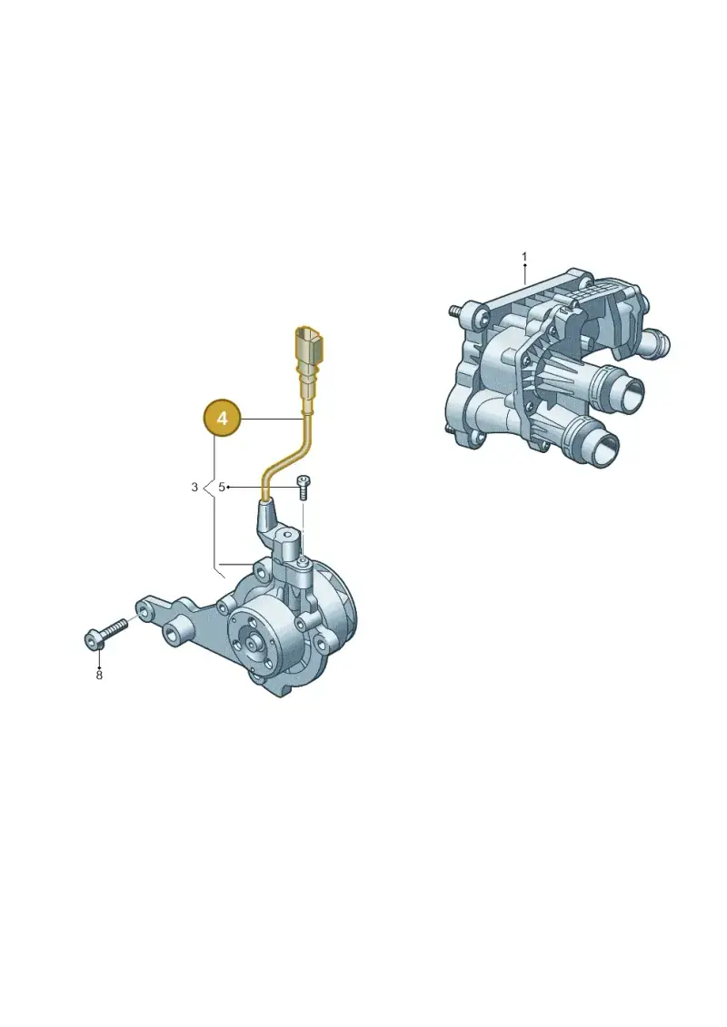 05L907284 — Volkswagen Passat estate (2023-) diagram 793121109, position 4