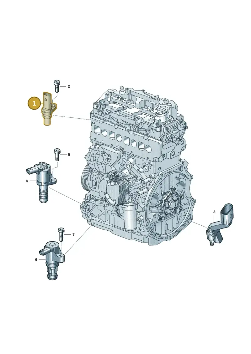 05L907601A — Skoda Kodiaq (2024-2024) diagram 907601008, position 1