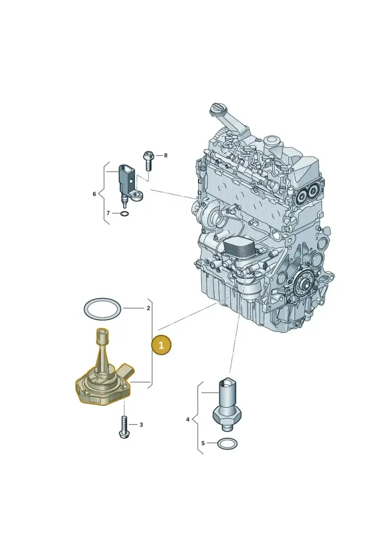 05L907660A — Volkswagen MAN TGE 55 (2016-2021) diagram 907660019, position 1