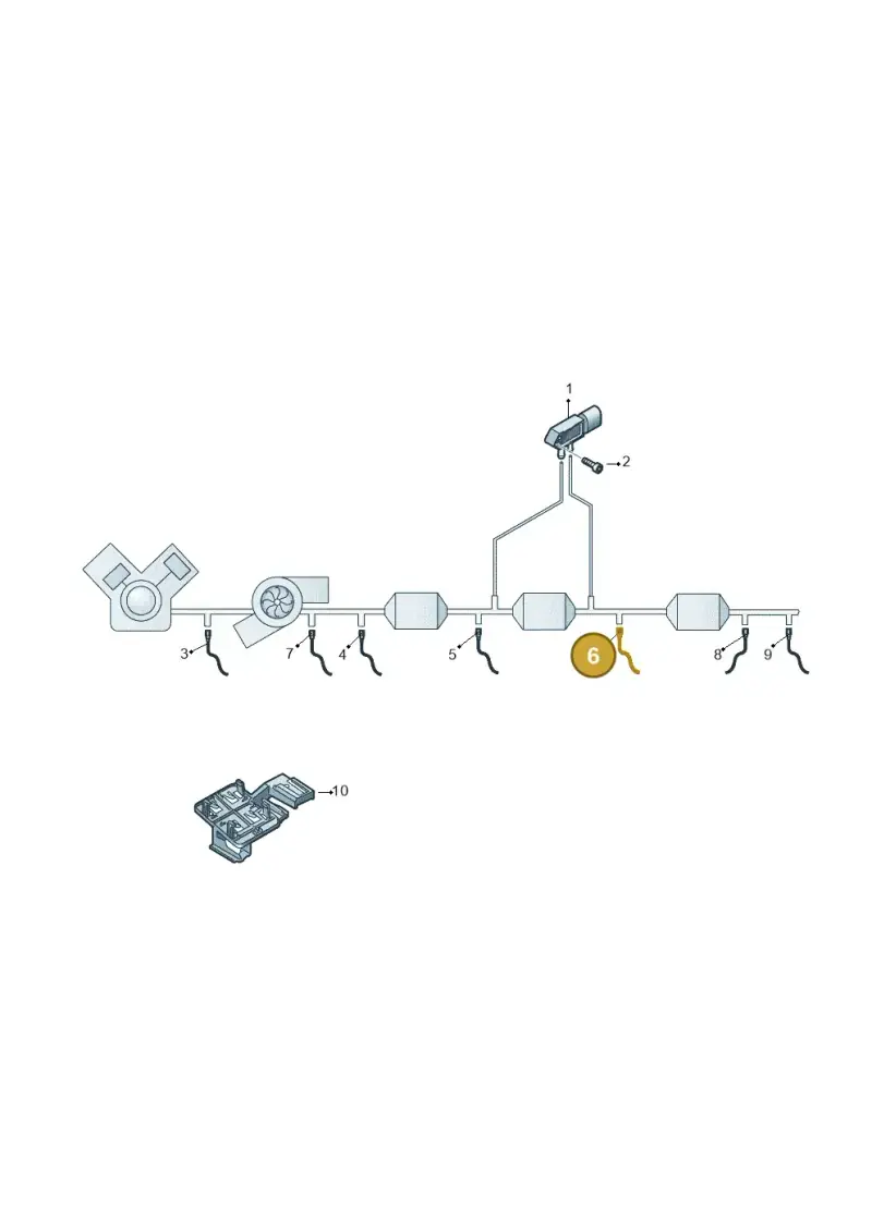 05L907807CA — Volkswagen Passat Saloon (2014-2024) diagram 793906015, position 6