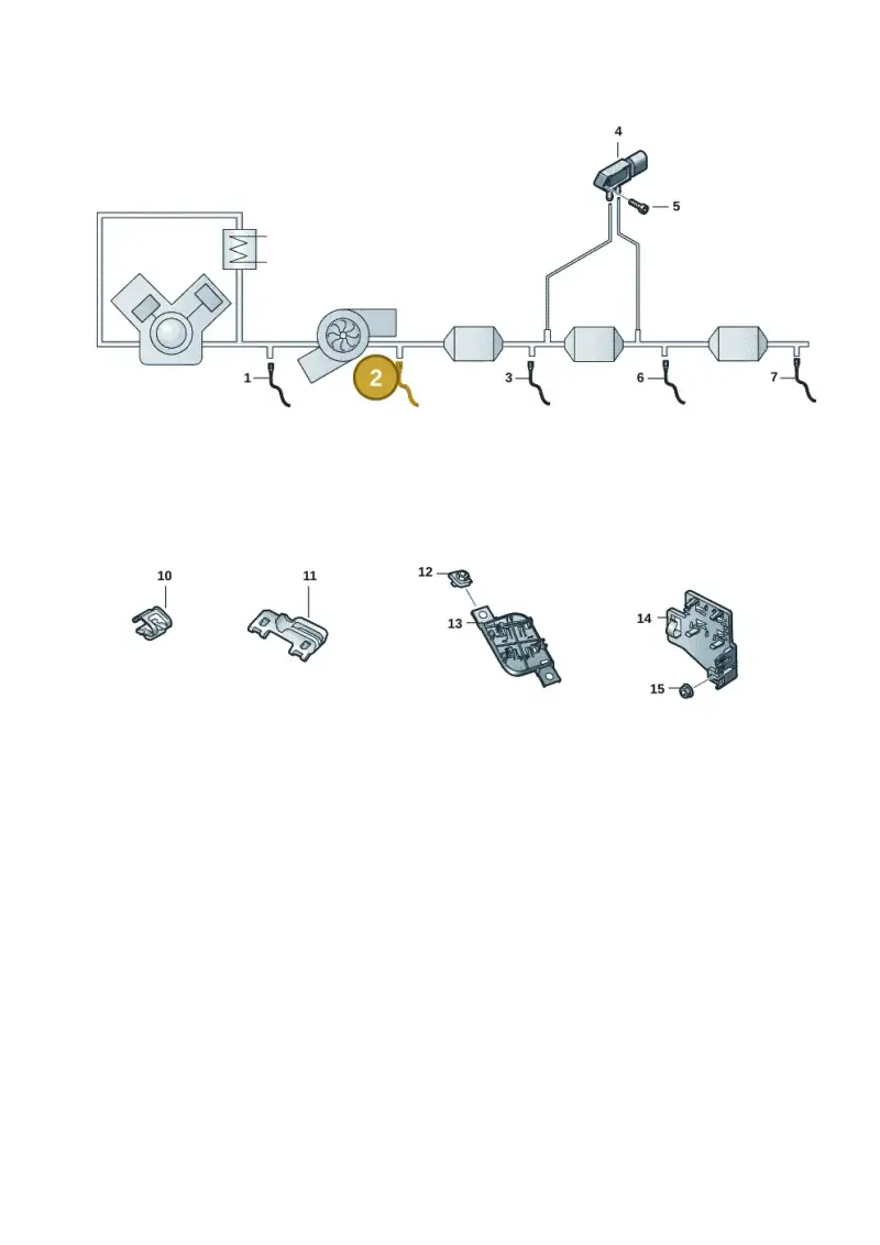 05L907807CR — Audi A3 Sportback (2019-2025) diagram 596906008, position 2