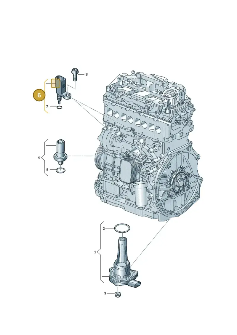 05L919501B — Volkswagen Caddy Maxi Kombi (2020-2024) diagram 907660009, position 6