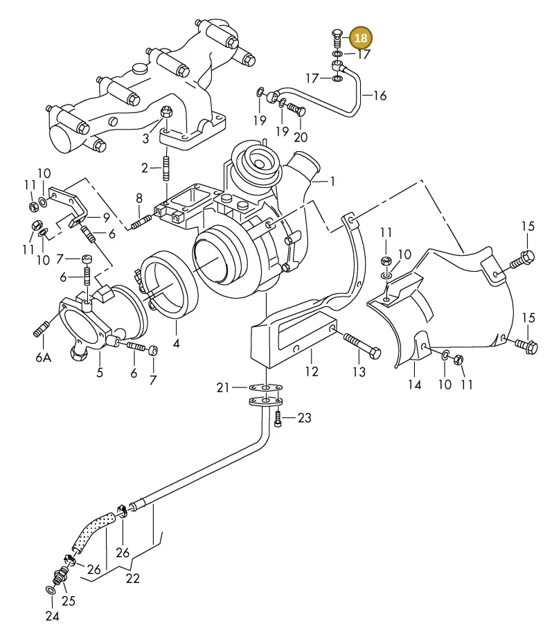 062145541A — Volkswagen LT, LT 4X4 (2003-2006) diagram 176145380, position 18
