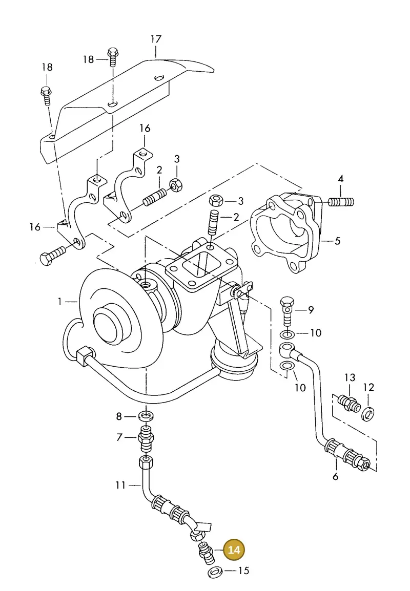 062145755A — Volkswagen LT, LT 4X4 (1996-2003) diagram 176145370, position 14